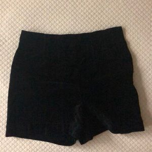 High Waisted French Connection Velvet Shorts